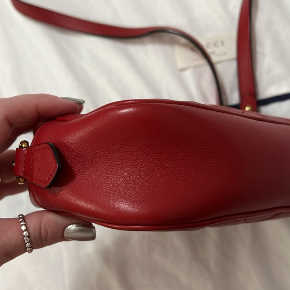 Gucci marmont small  leather bag - Picture 8 of 10
